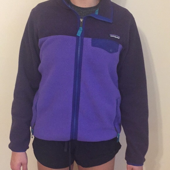 Patagonia Jackets & Blazers - Patagonia Fleece Synchilla Purple Zip Up